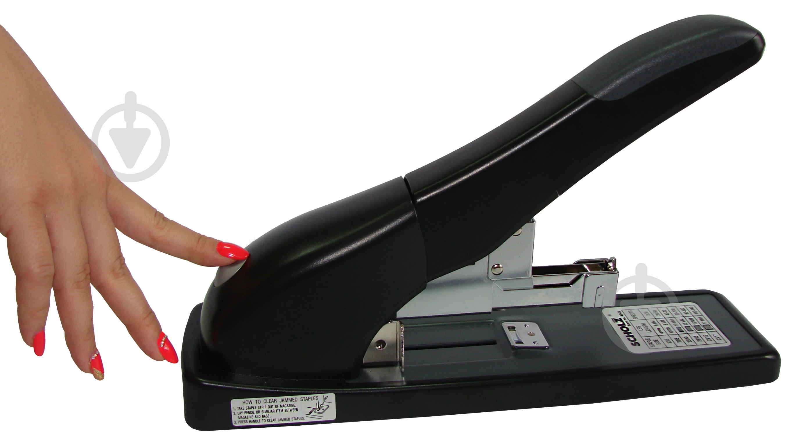 Степлер №23 140 листов Черный (04021270) SCHOLZ - фото 4