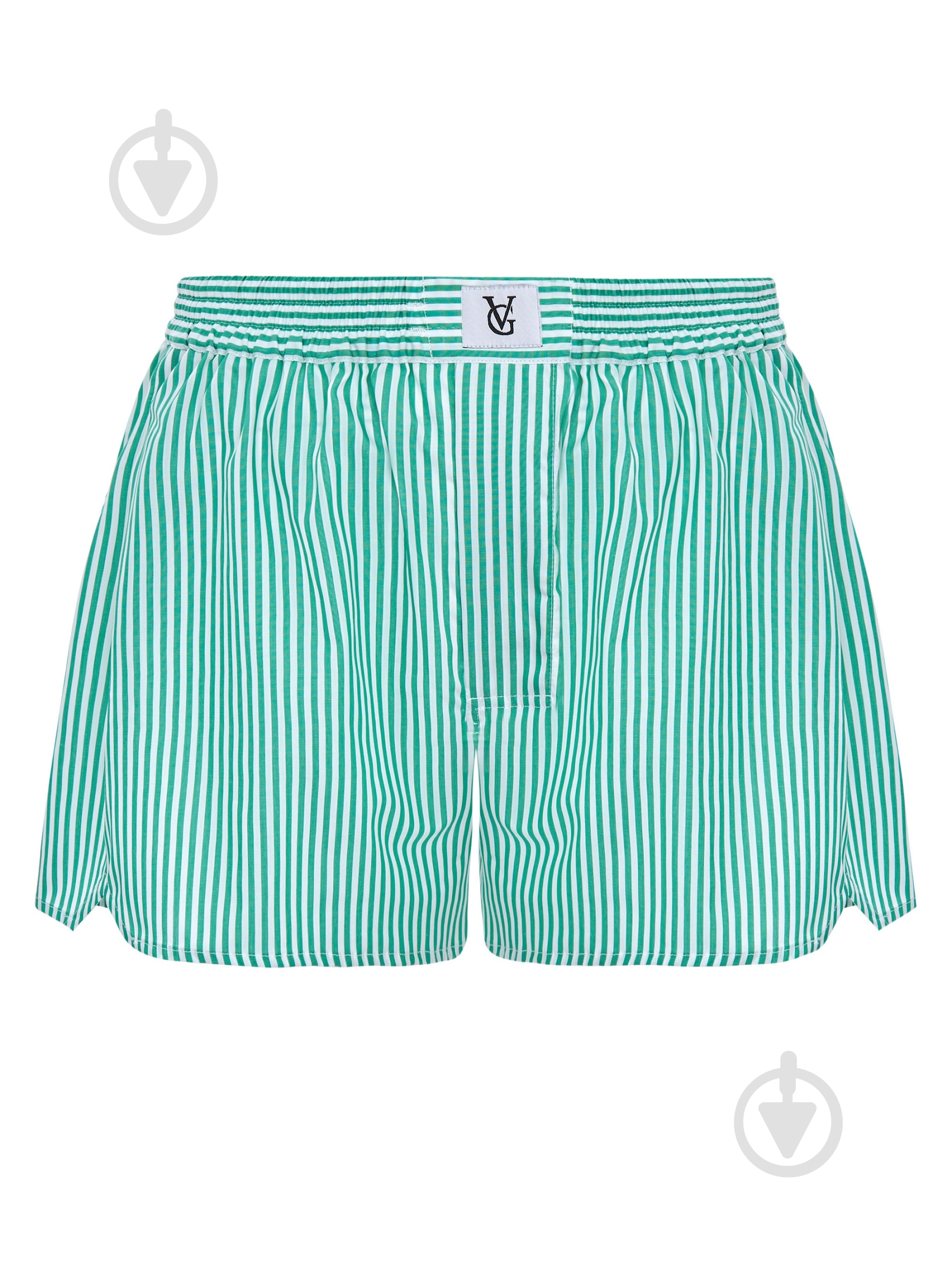 Трусы-шорты мужские German Volf в зеленую полоску 52 2316 L белый - фото 3