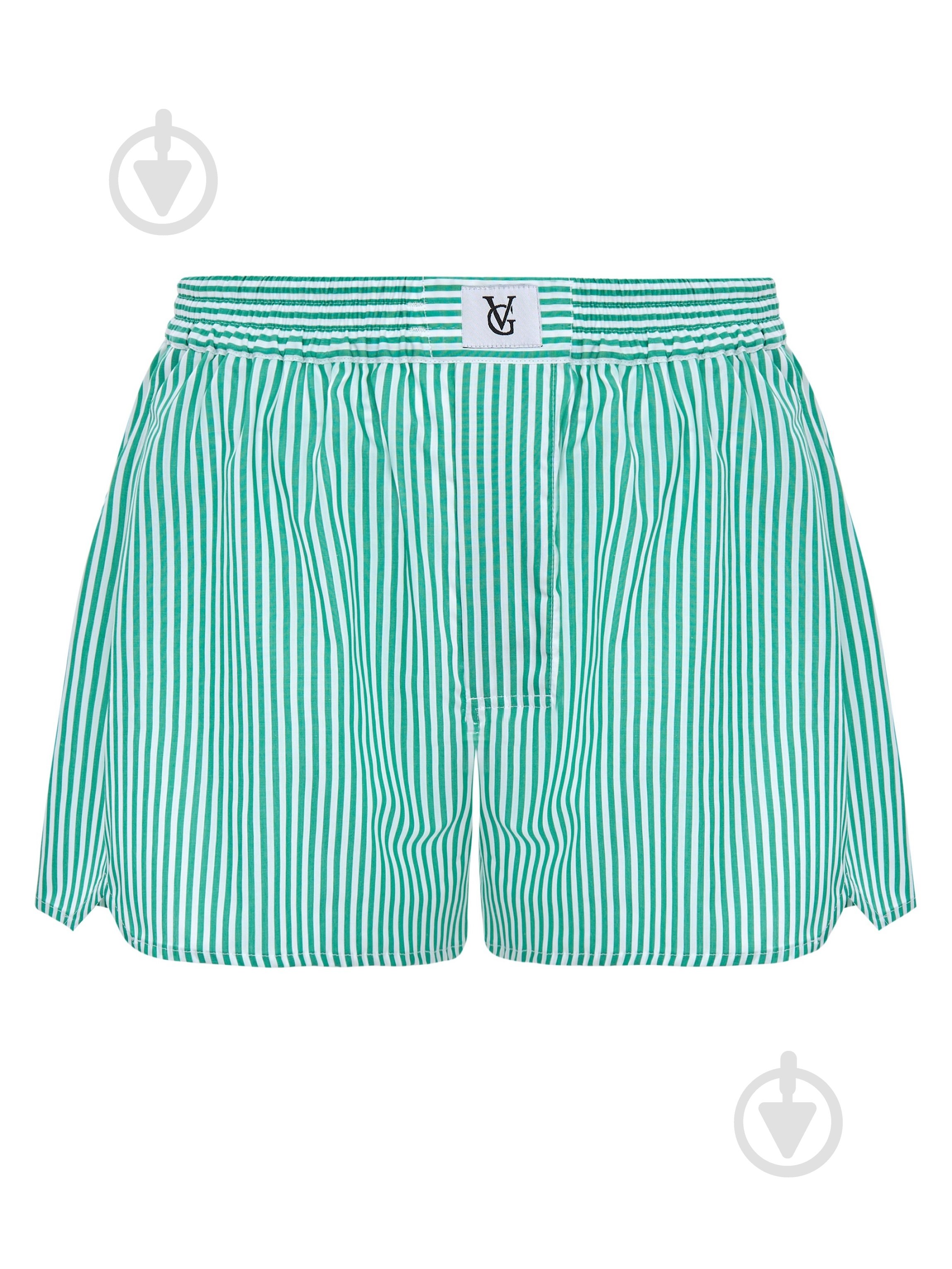 Труси-шорти чоловічі German Volf у зелену смужку 58 2316 XL білий - фото 3 Труси-шорти чоловічі German Volf у зелену смужку 58 2316 XL білий - фото 3