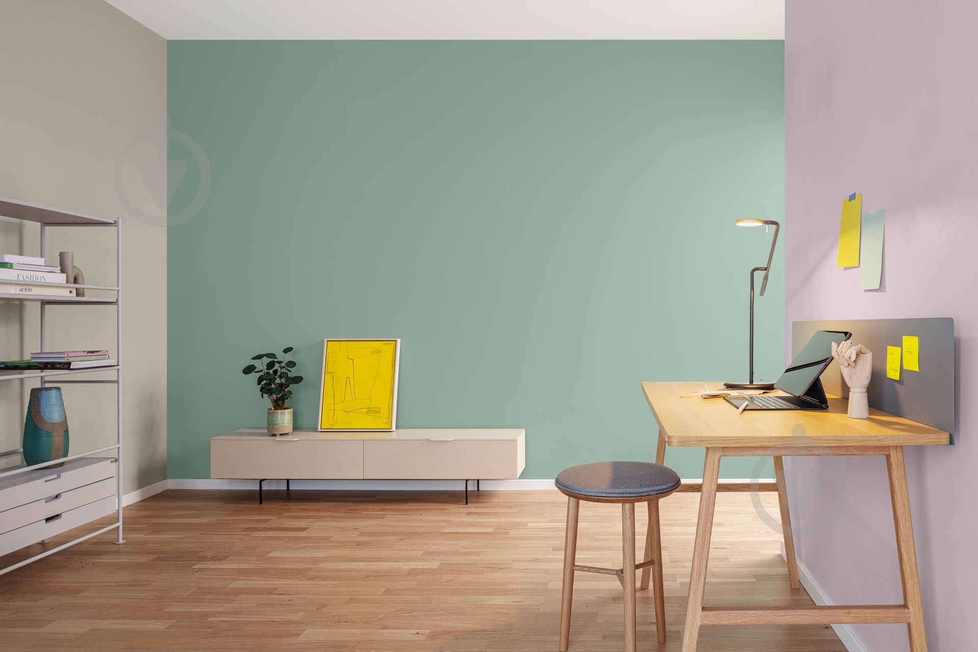 Краска интерьерная латексная Caparol PremiumClean мат 3D Malachit 55 12,5 л - фото 5