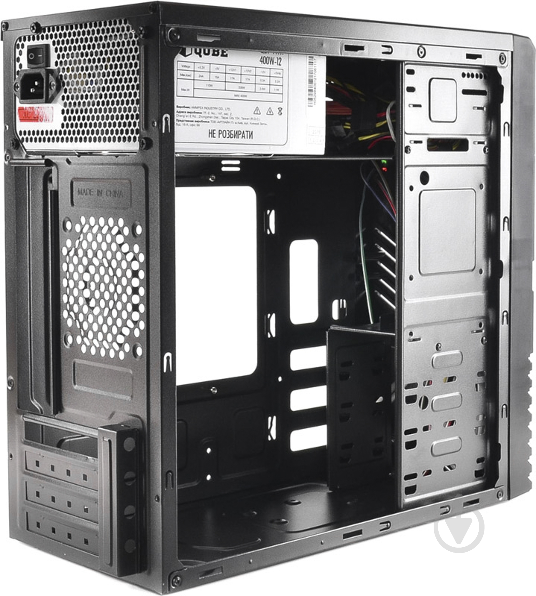 Корпус QUBE QB05M 400W Black (QB05M_MN4U2) - фото 5 Корпус QUBE QB05M 400W Black (QB05M_MN4U2) - фото 5