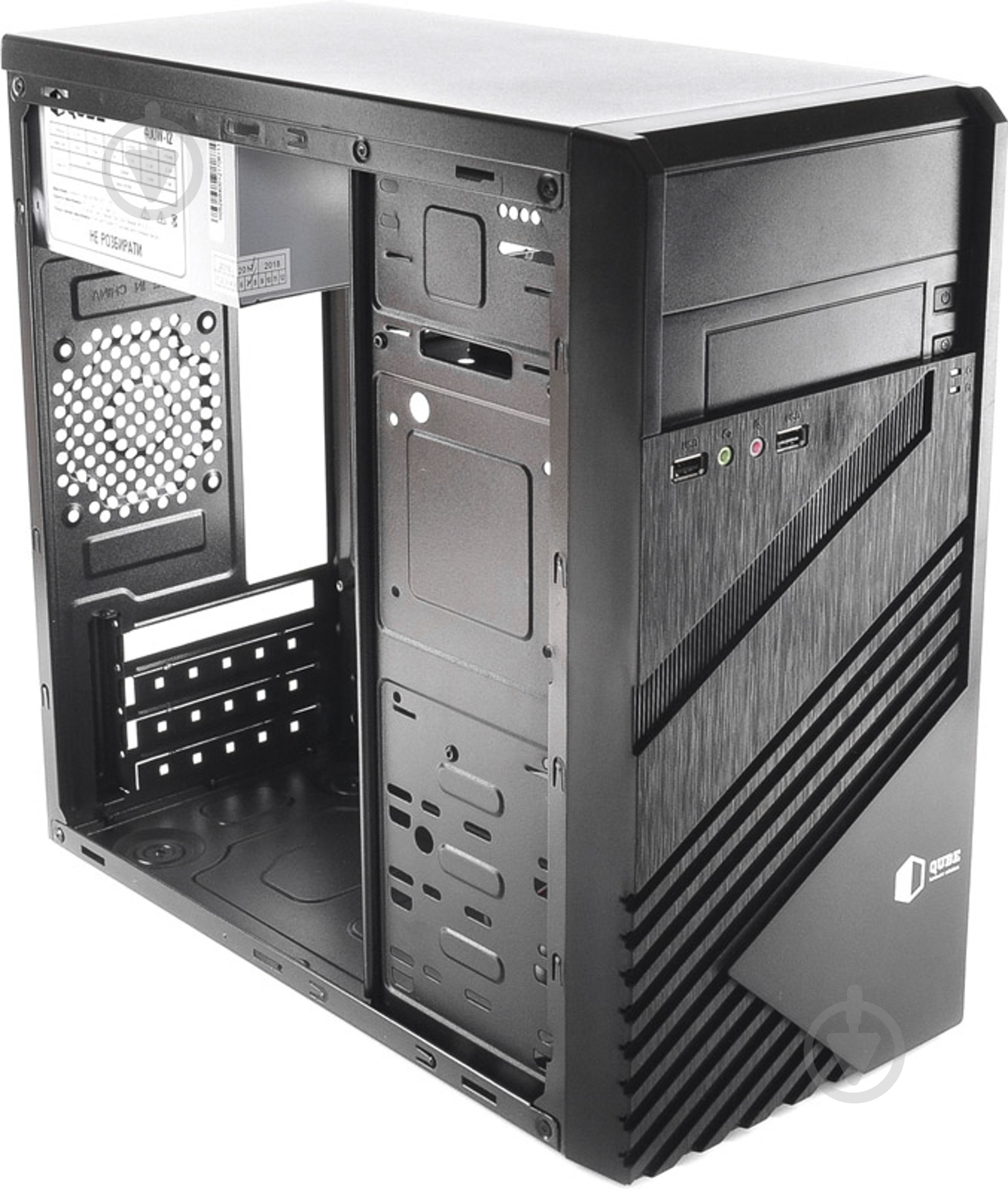 Корпус QUBE QB05M 400W Black (QB05M_MN4U2) - фото 6 Корпус QUBE QB05M 400W Black (QB05M_MN4U2) - фото 6