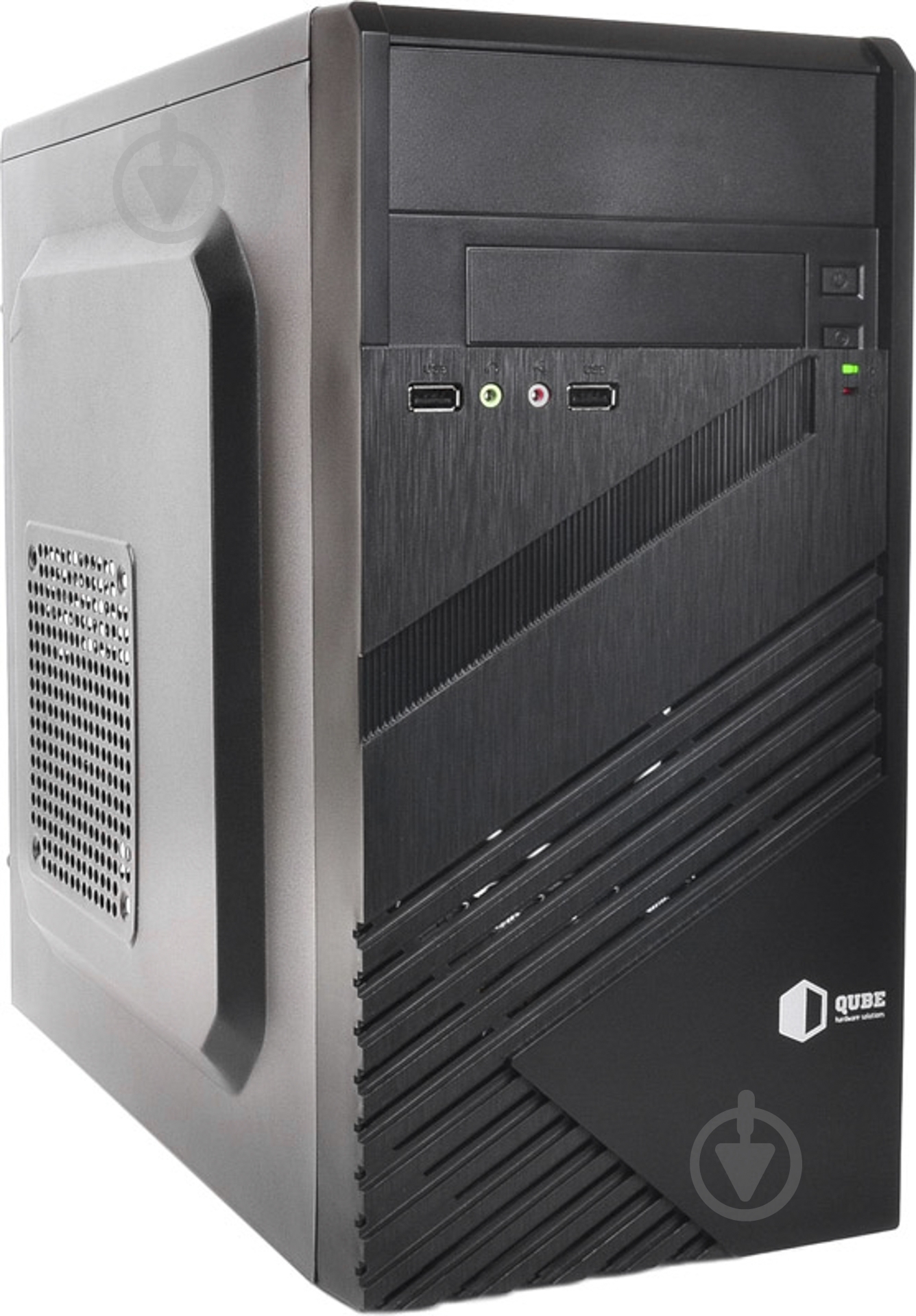 Корпус QUBE QB05M 400W Black (QB05M_MN4U2) - фото 1 Корпус QUBE QB05M 400W Black (QB05M_MN4U2) - фото 1