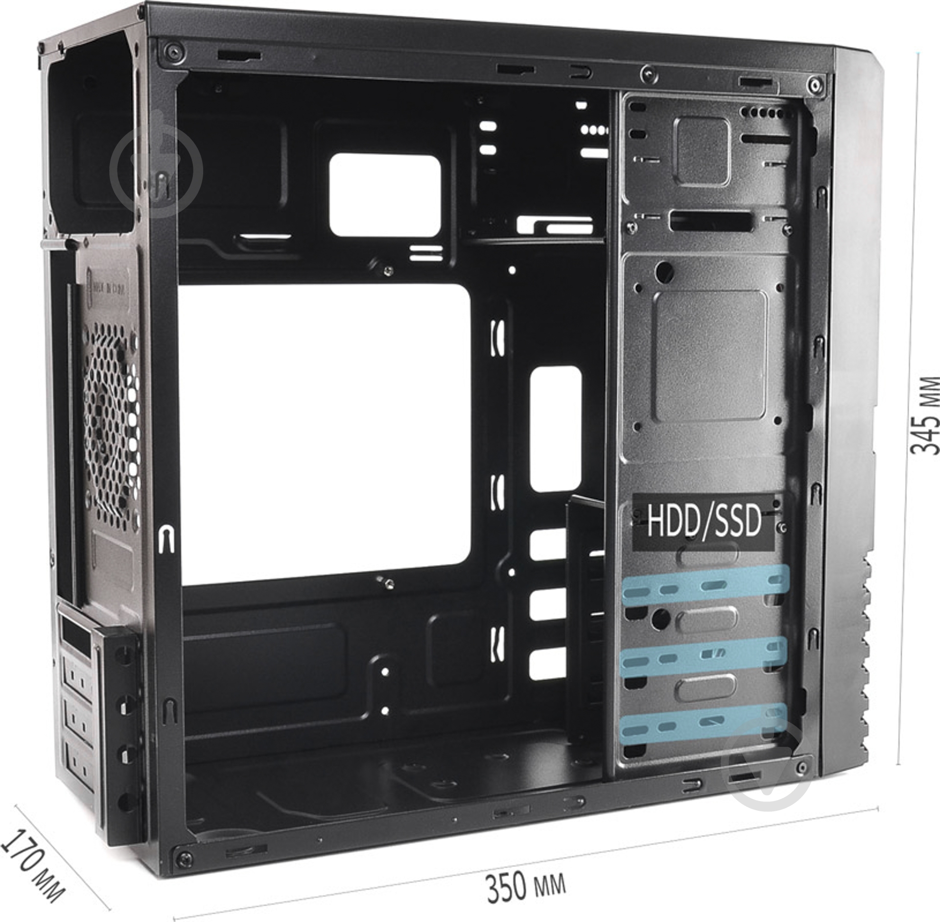 Корпус QUBE QB05M 400W Black (QB05M_MN4U2) - фото 9 Корпус QUBE QB05M 400W Black (QB05M_MN4U2) - фото 9