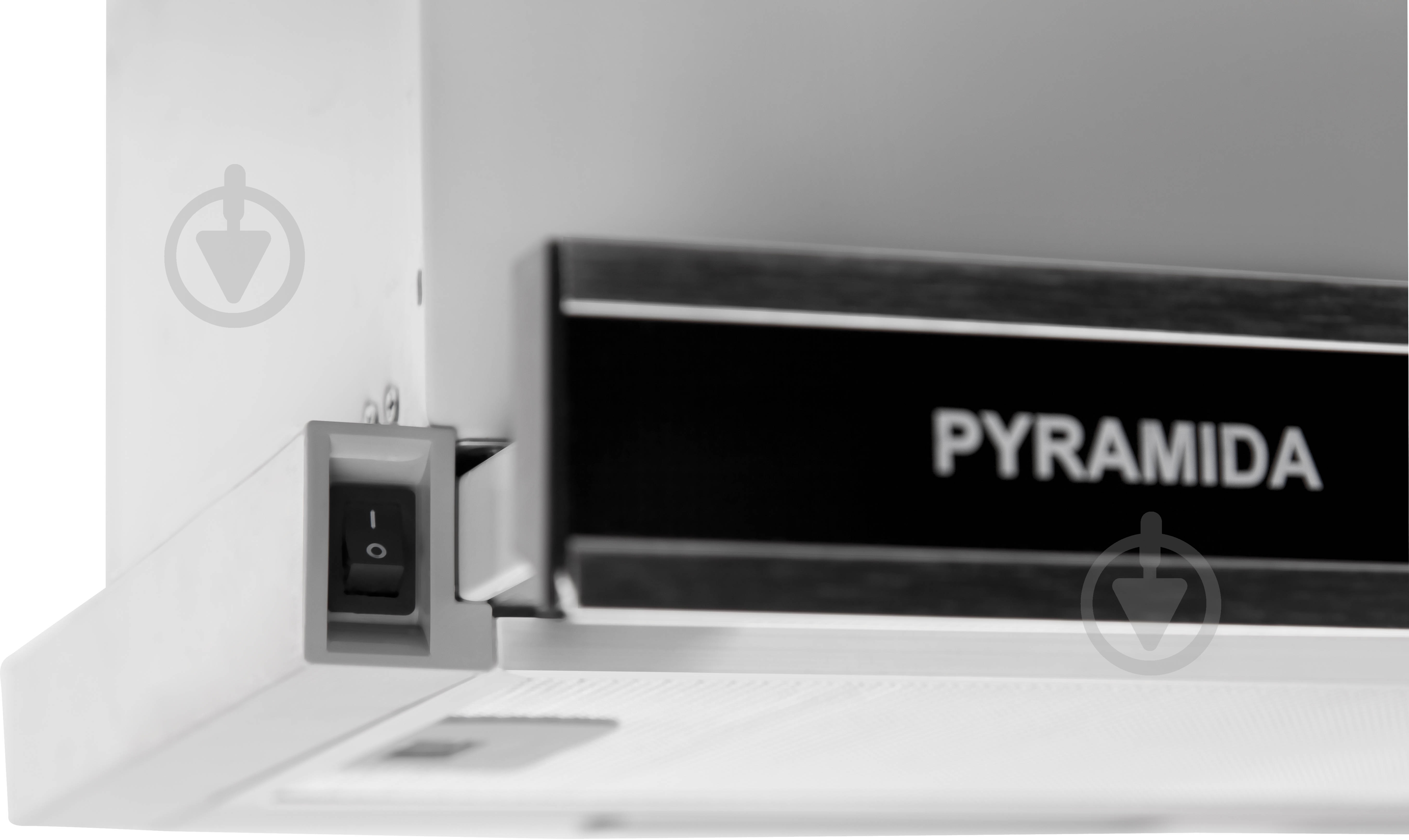 Витяжка Pyramida TL GLASS 50 INOX BLACK/N - фото 5 Витяжка Pyramida TL GLASS 50 INOX BLACK/N - фото 5