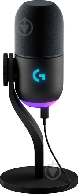Микрофон Logitech G Yeti GX Dynamic RGB Gaming Mic with LIGHTSYNC-BLACK (L988-000569) - фото 1 Микрофон Logitech G Yeti GX Dynamic RGB Gaming Mic with LIGHTSYNC-BLACK (L988-000569) - фото 1