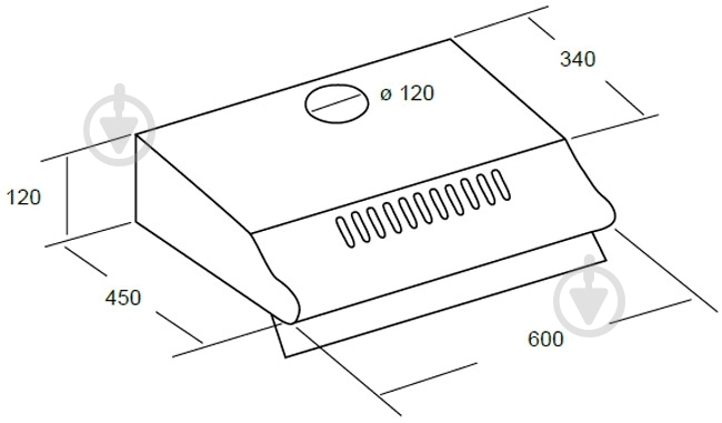 Вытяжка Cata P 3060 WH/C - фото 10