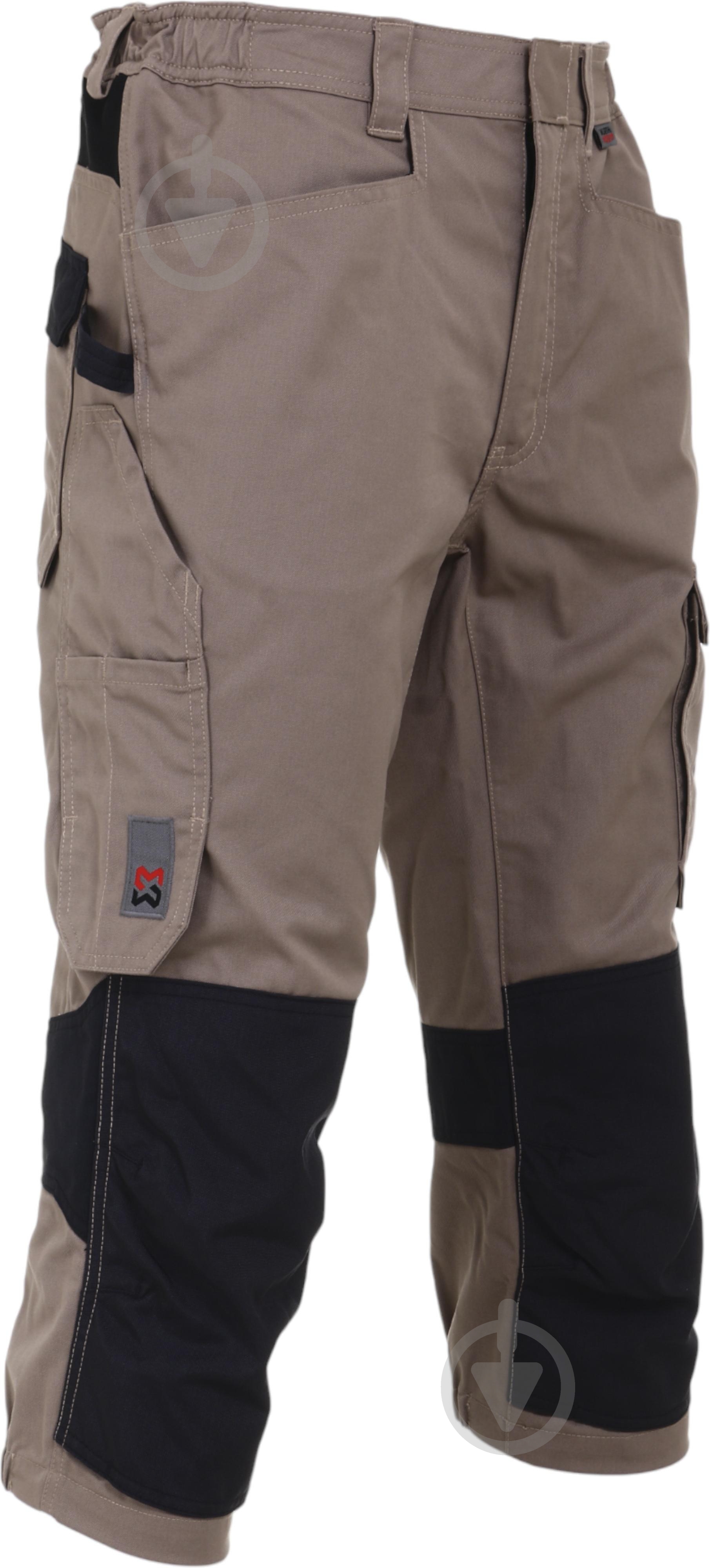 Шорты удлиненные рабочие WURTH MODYF CETUS 42 р. XS M413152419 бежево-черный - фото 3