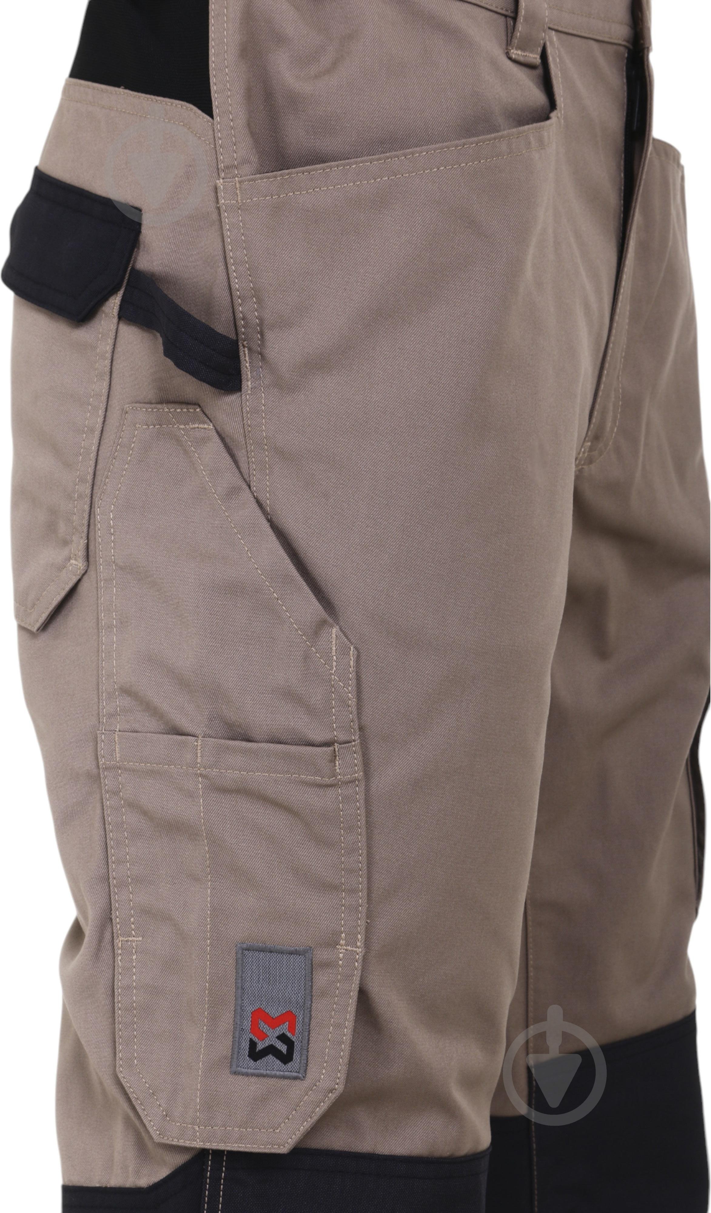 Шорты удлиненные рабочие WURTH MODYF CETUS 42 р. XS M413152419 бежево-черный - фото 4