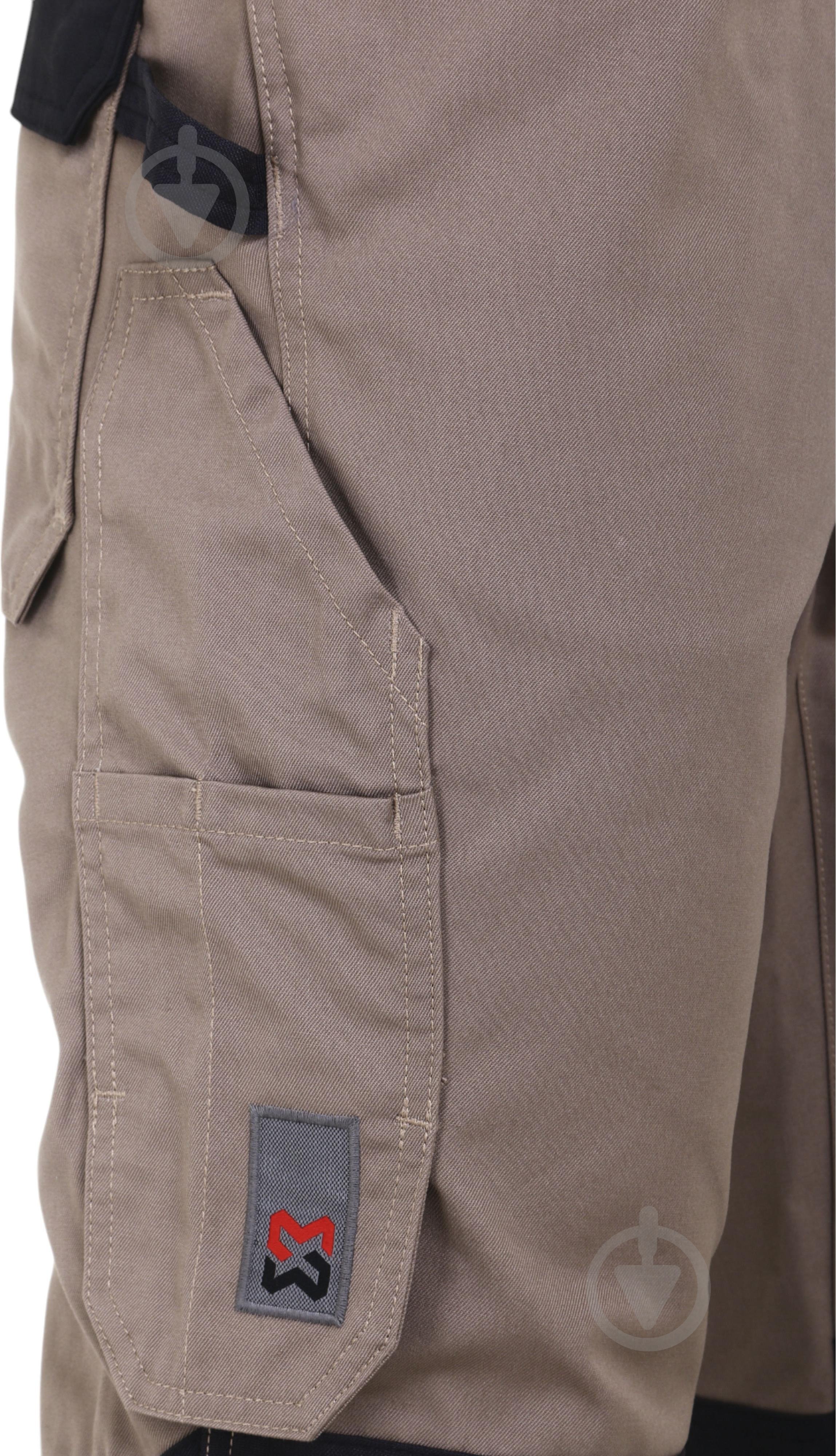 Шорты удлиненные рабочие WURTH MODYF CETUS 42 р. XS M413152419 бежево-черный - фото 5