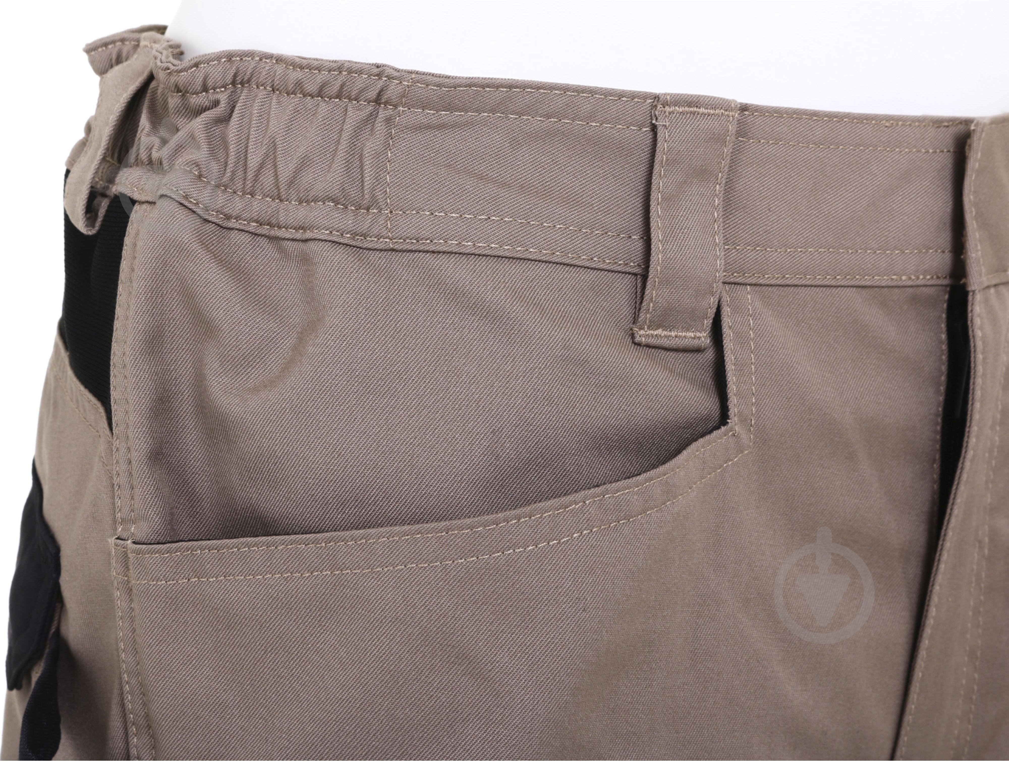 Шорты удлиненные рабочие WURTH MODYF CETUS 42 р. XS M413152419 бежево-черный - фото 6