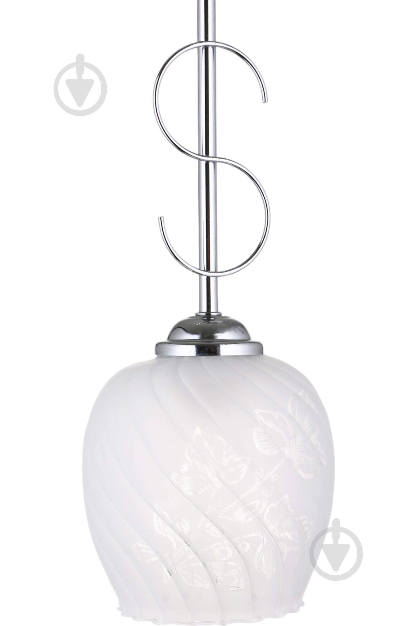 Світильник підвісний Accento lighting Leo 1x60 Вт E27 хром ALG-06845/1PCH - фото 11