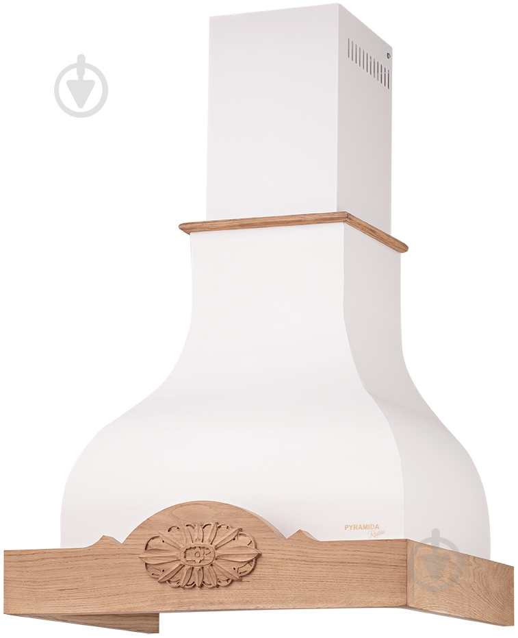 Вытяжка Pyramida MARGARITA 60 WHITE SHAGREEN - фото 1