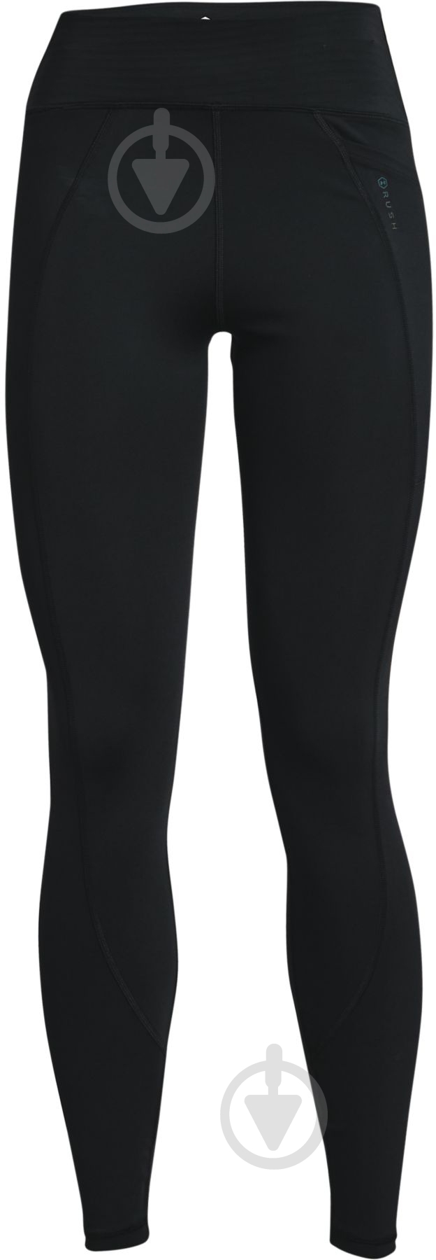 Лосины Under Armour UA Rush Legging 1368181-001 р.S-M черный - фото 1