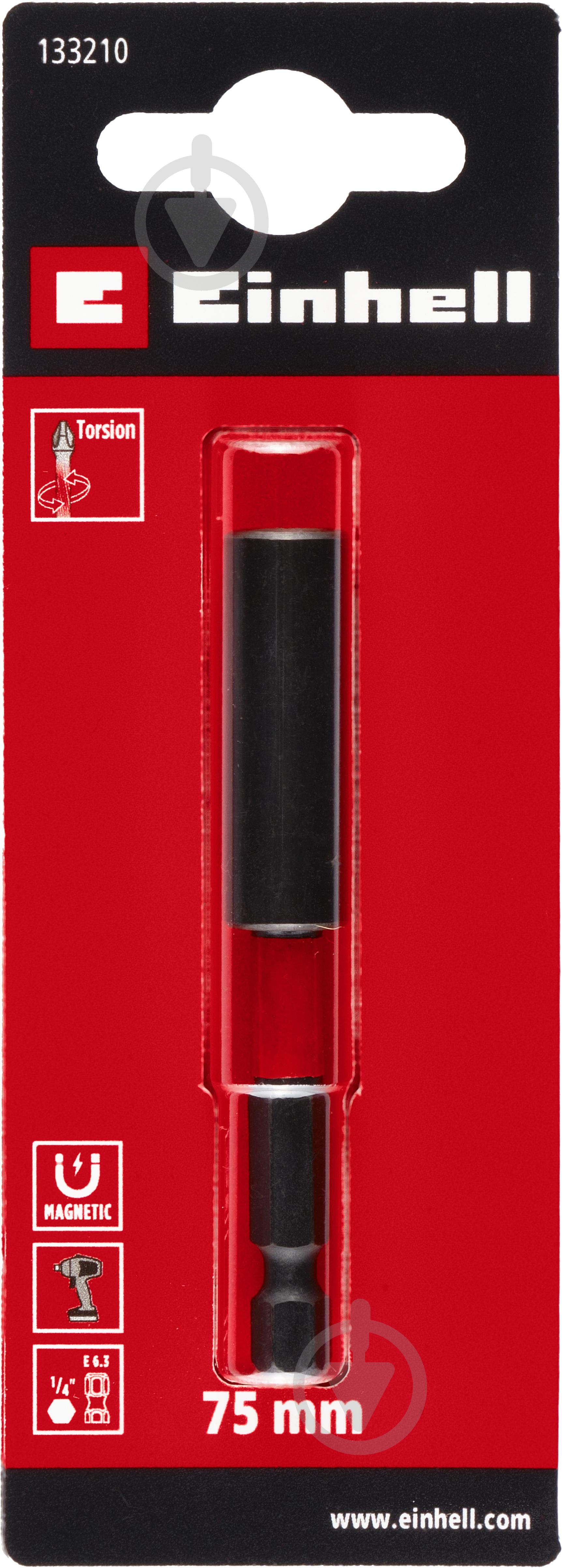 Тримач біт Einhell ударний CR-V 75 мм 1 шт. 133210 - фото 2