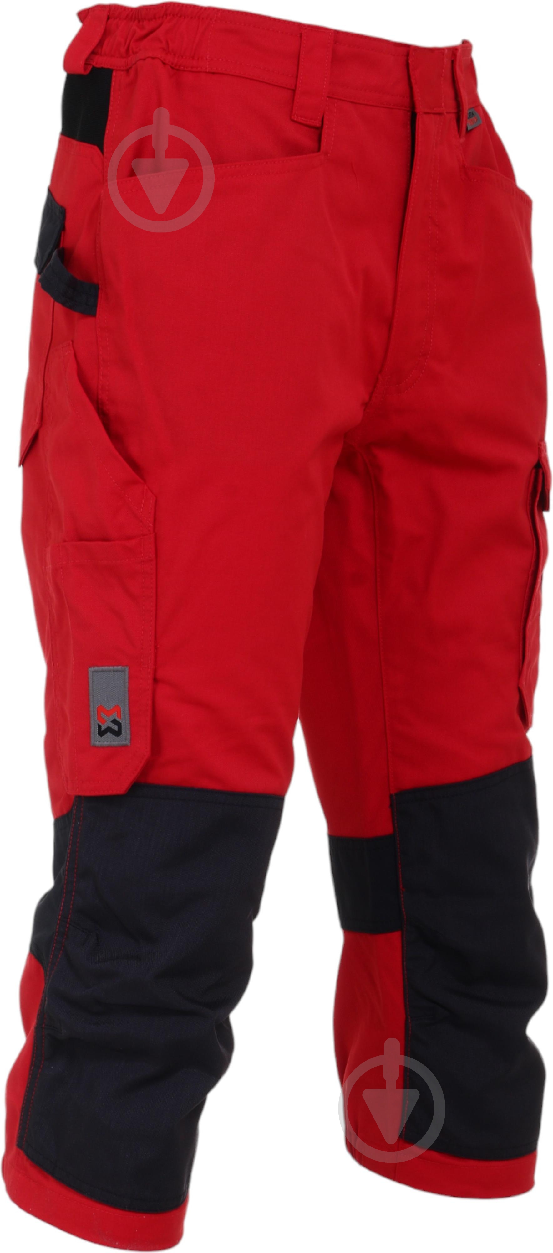 Шорты удлиненные рабочие WURTH MODYF CETUS 66 р. 5XL M413154451 красно-черный - фото 3