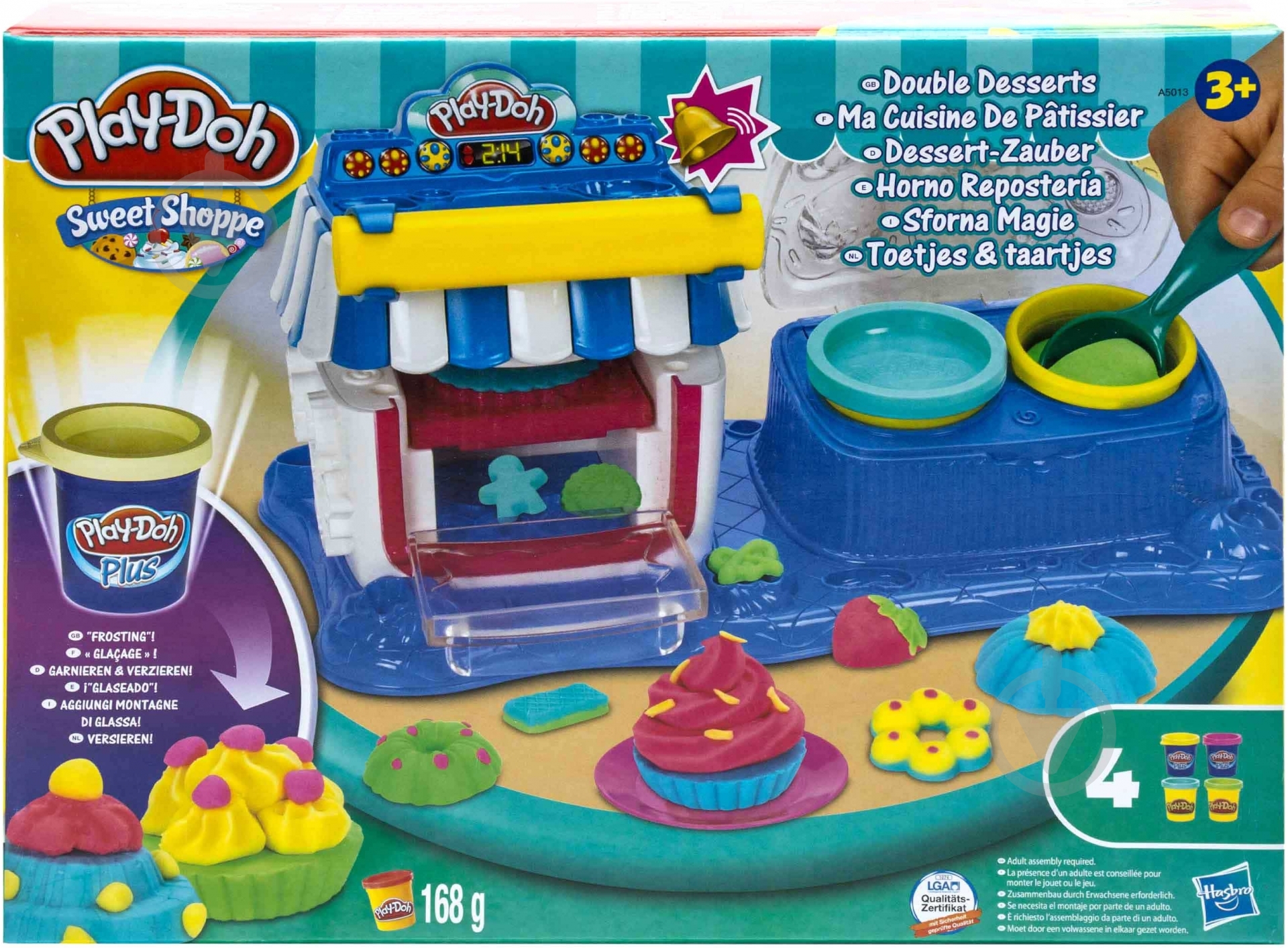 Набор для лепки Play-Doh Play-Doh Двойные десерты - фото 1 Набор для лепки Play-Doh Play-Doh Двойные десерты - фото 1