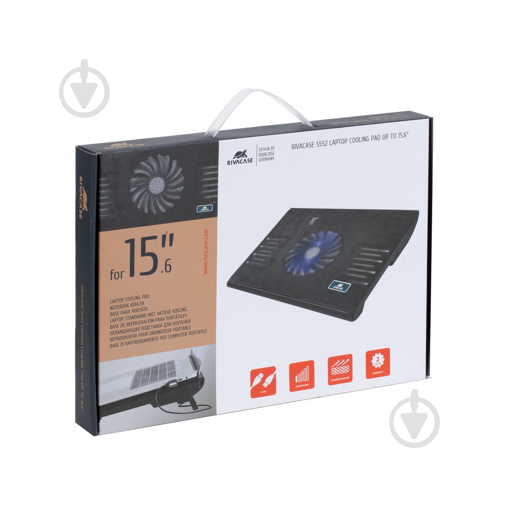Підставка для ноутбука RivaCase (5552 (Black)) до 15,6" - фото 9