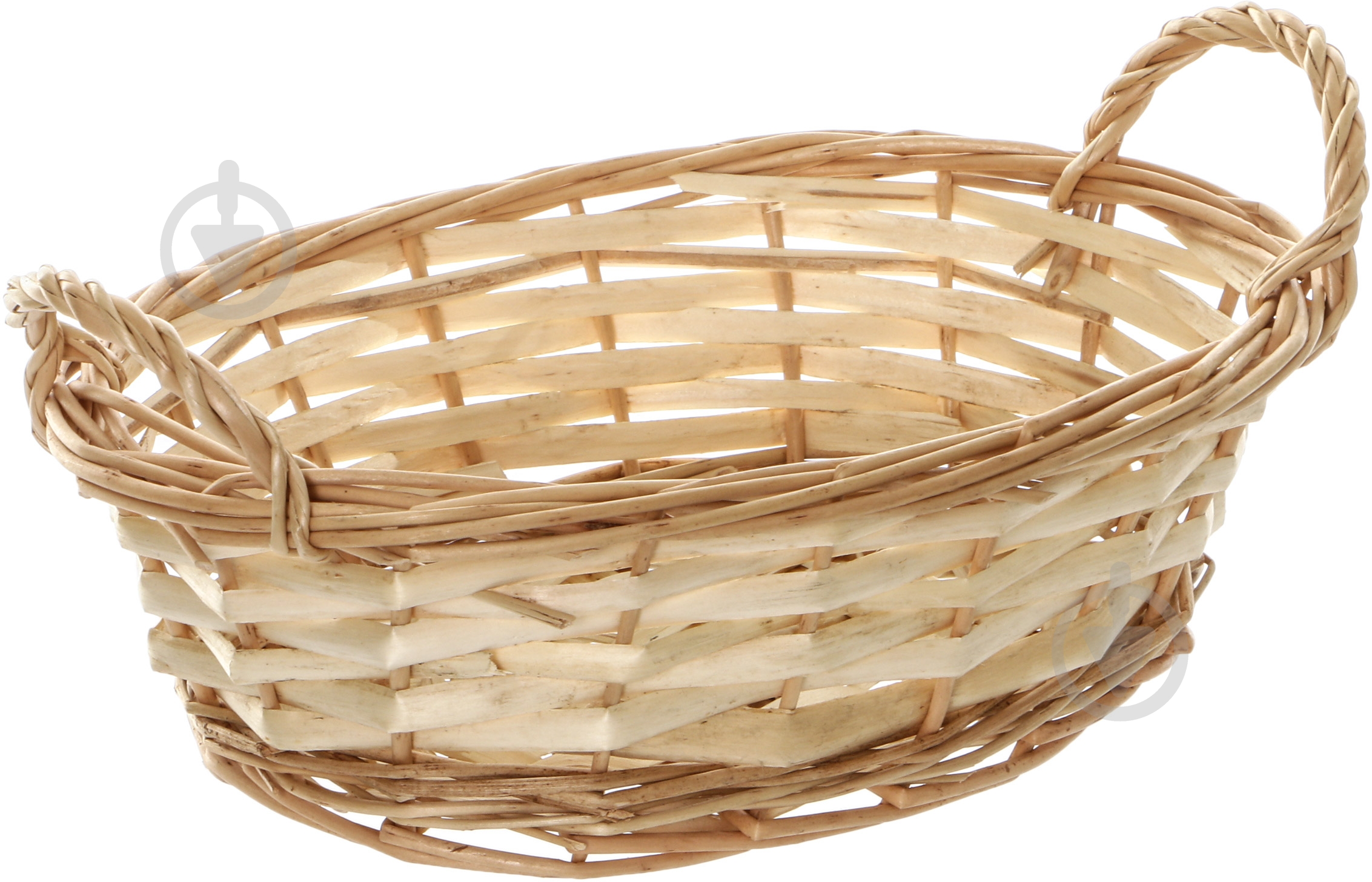 Корзинка плетеная Экорамбус с ручками 23x17x8 см - фото 2