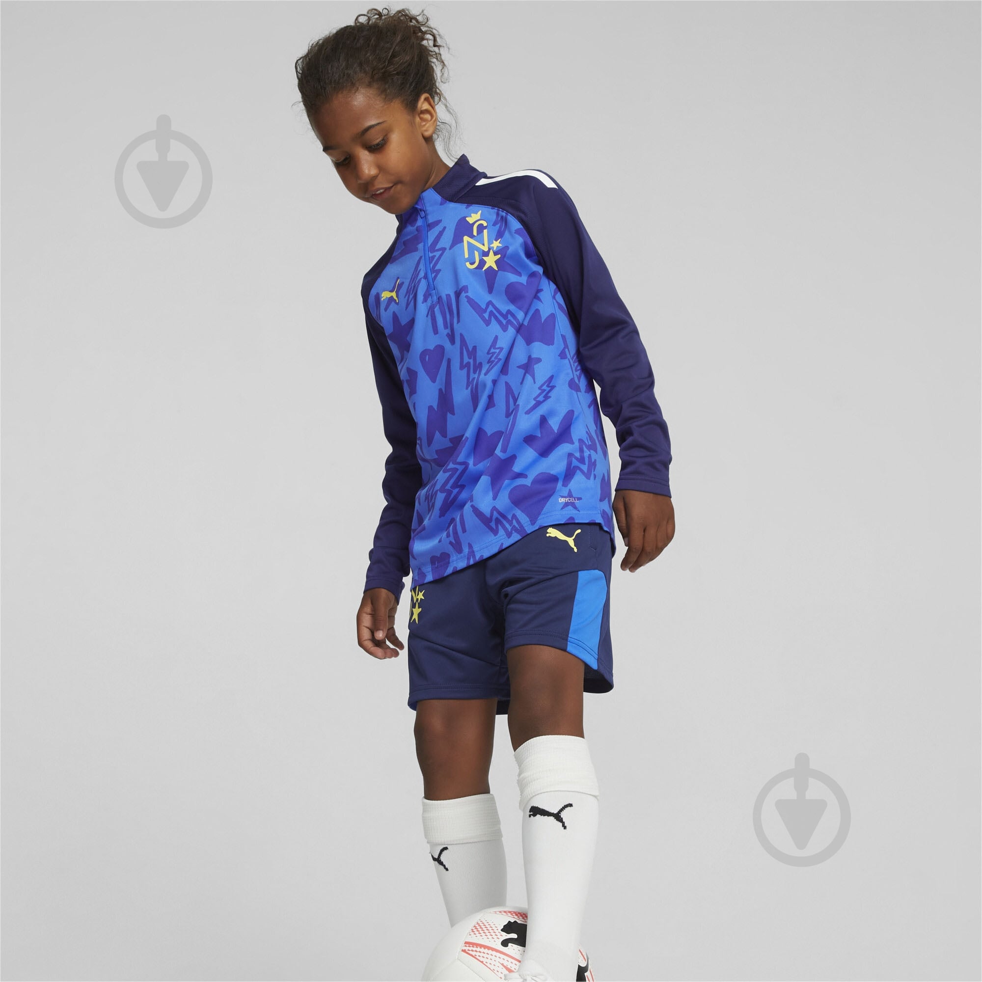 Джемпер Puma NEYMAR JR INS. TOP JR 65874701 синий - фото 3