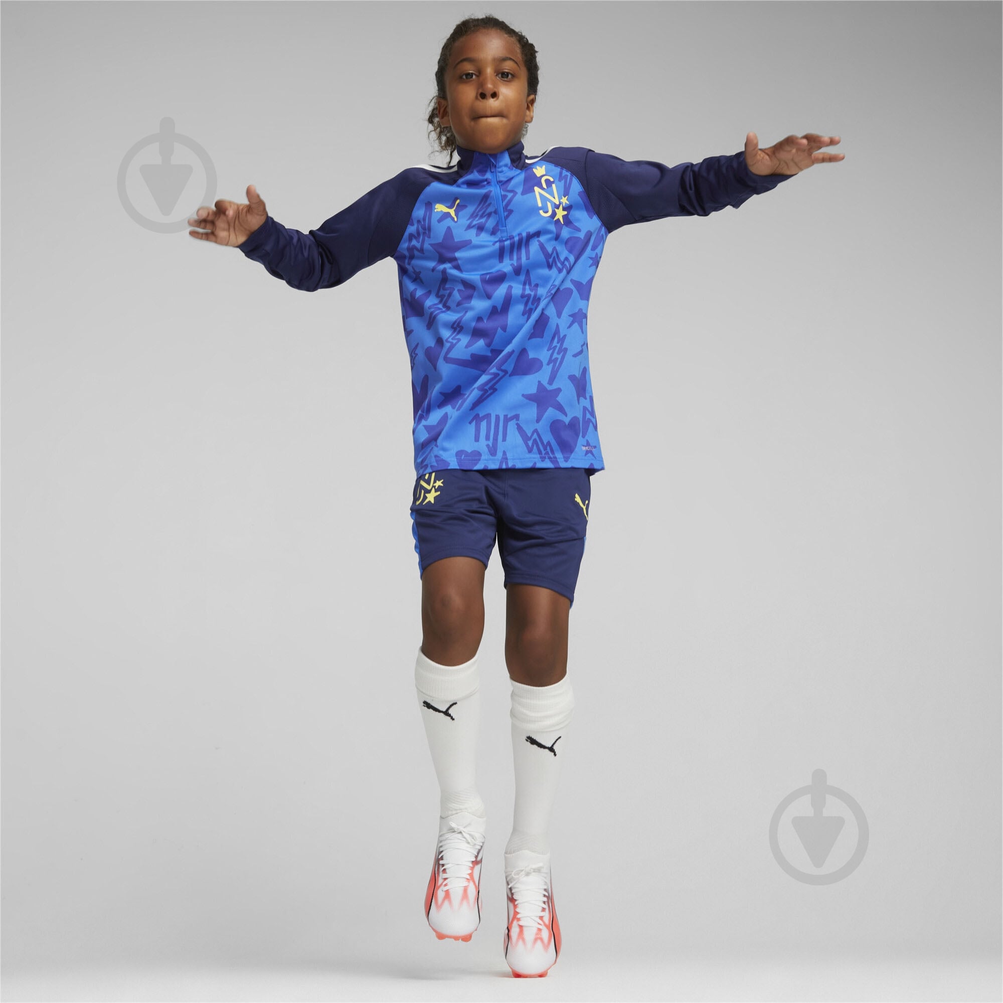 Джемпер Puma NEYMAR JR INS. TOP JR 65874701 синий - фото 5