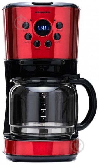 Кофеварка капельная Heinner HCM-1500RDIX - фото 3