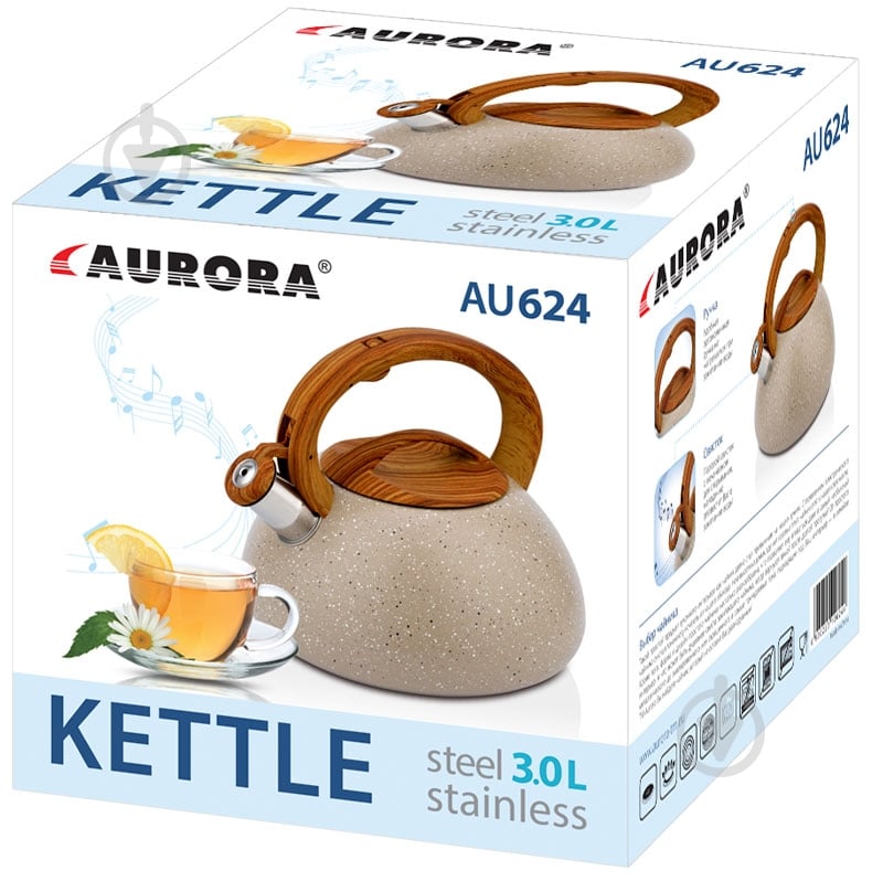 Чайник Aurora AU624 3 л - фото 2