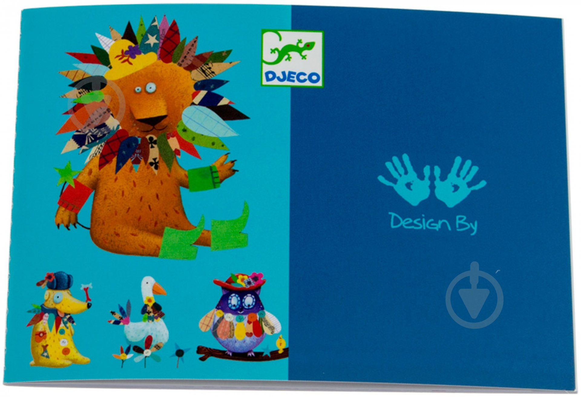 Набір наклейок для аплікації Djeco Створи тварину DJ08932 - фото 3