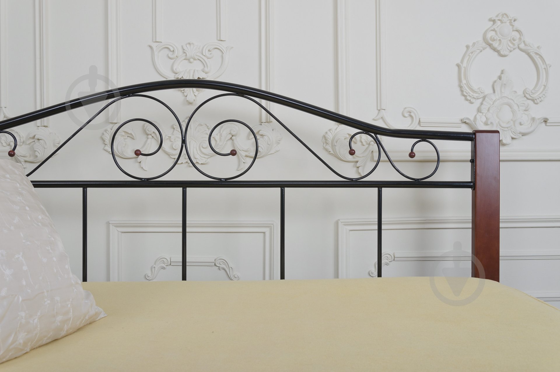 Кровать Eagle E1663 Vederi 160x200 см черный - фото 3