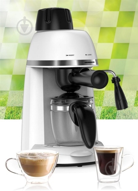 Кофеварка рожковая Heinner HEM-350WH - фото 4