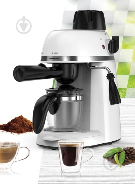 Кофеварка рожковая Heinner HEM-350WH - фото 3