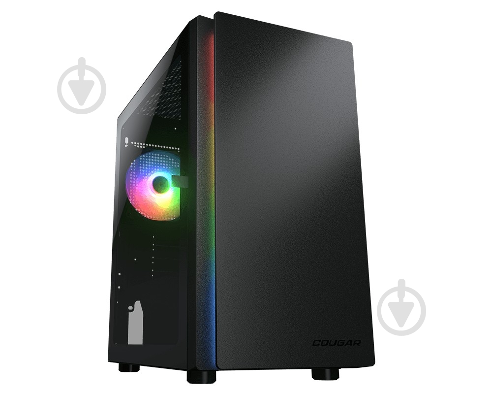 Корпус Cougar Purity RGB (Black) ATX/mATX/mini-ITX - фото 1