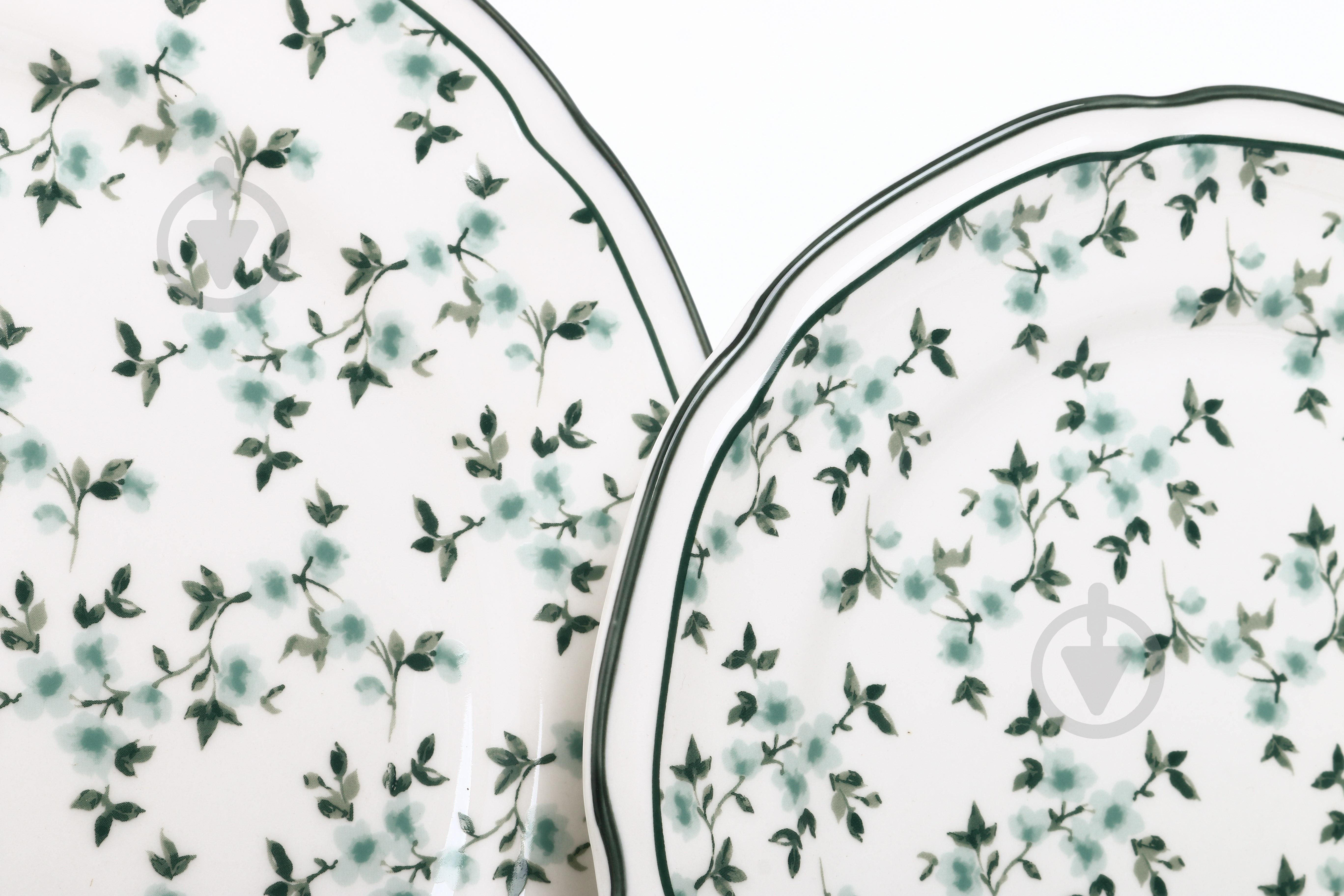 Тарелка подставная Sant Valentines Glazed Green 27 см - фото 8