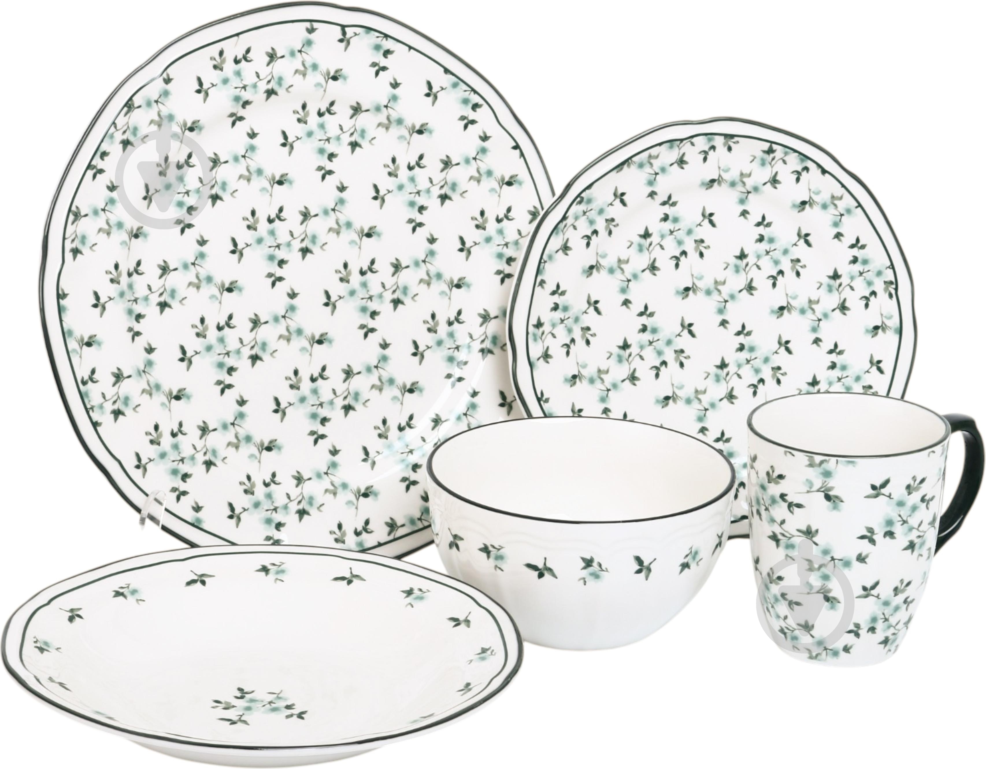 Тарелка подставная Sant Valentines Glazed Green 27 см - фото 6