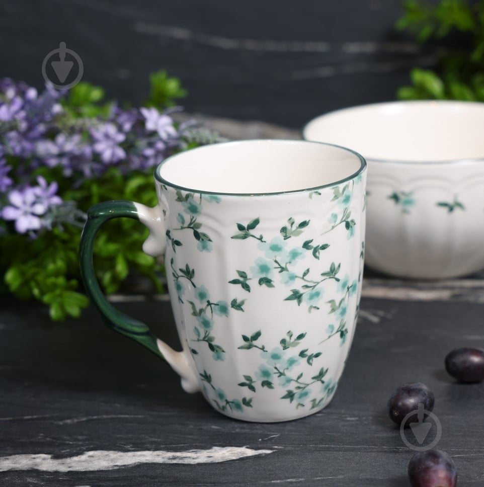 Чашка Sant Valentines Glazed Green 310 мл - фото 7