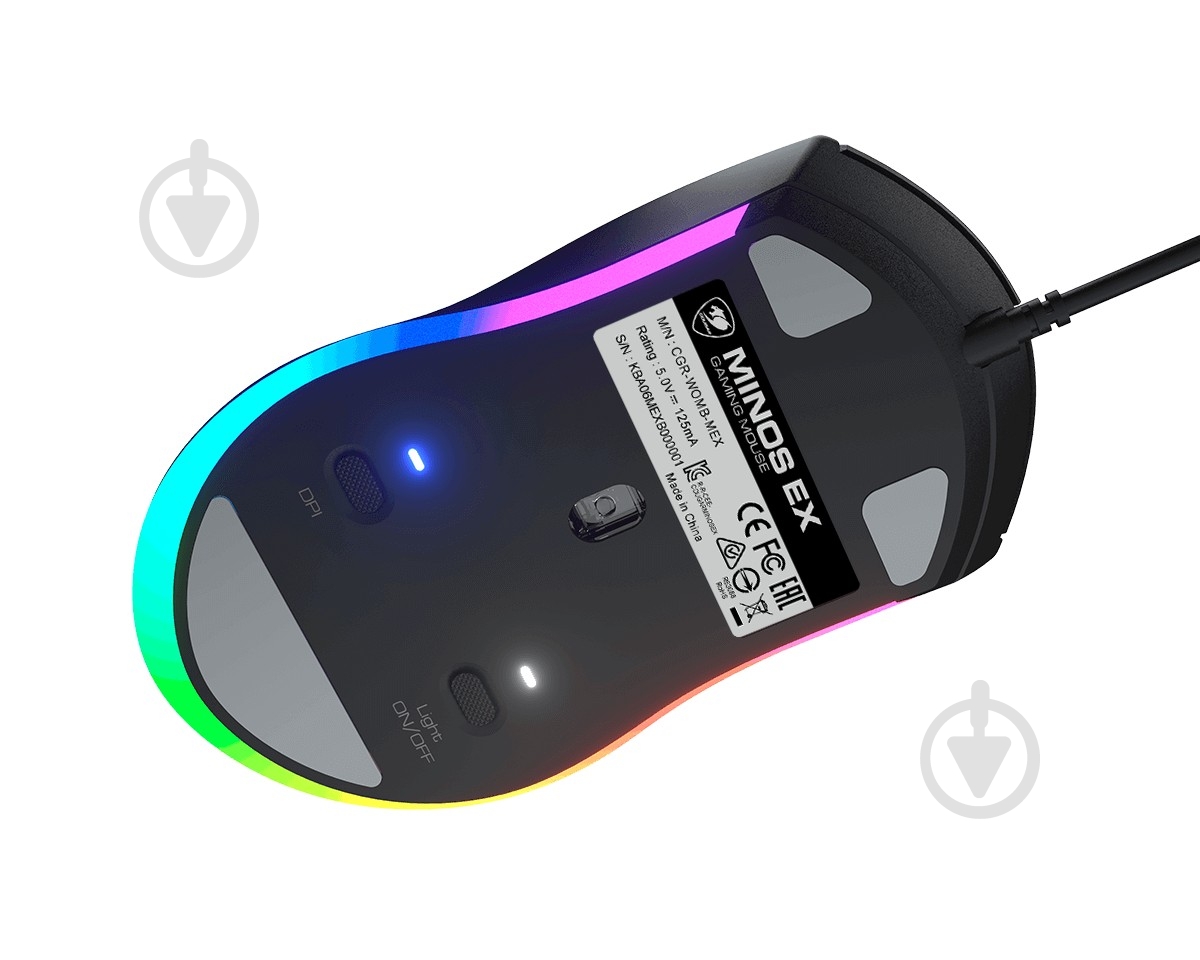 Мышь Cougar 6400 dpi black (Minos EX) - фото 7