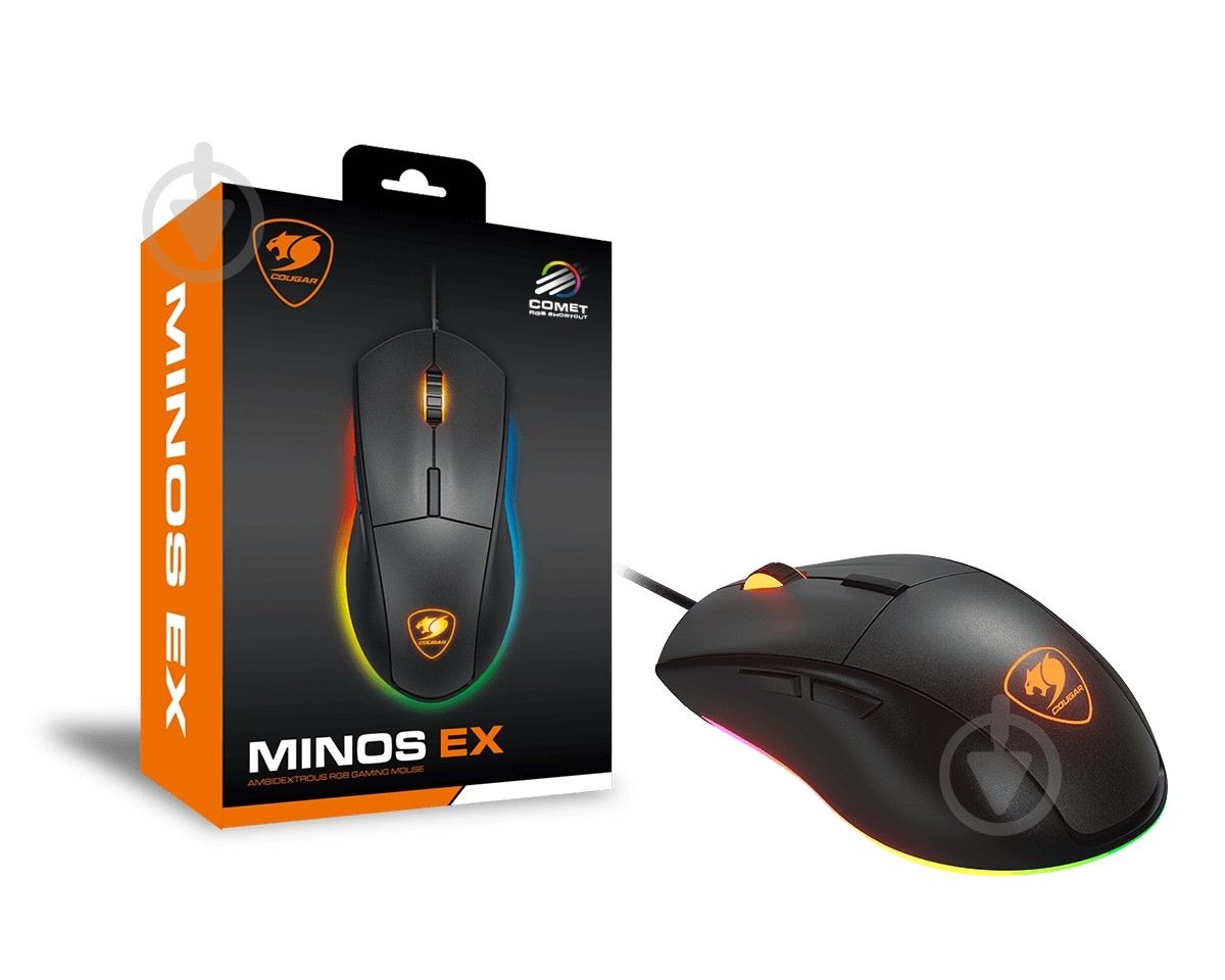 Мышь Cougar 6400 dpi black (Minos EX) - фото 9