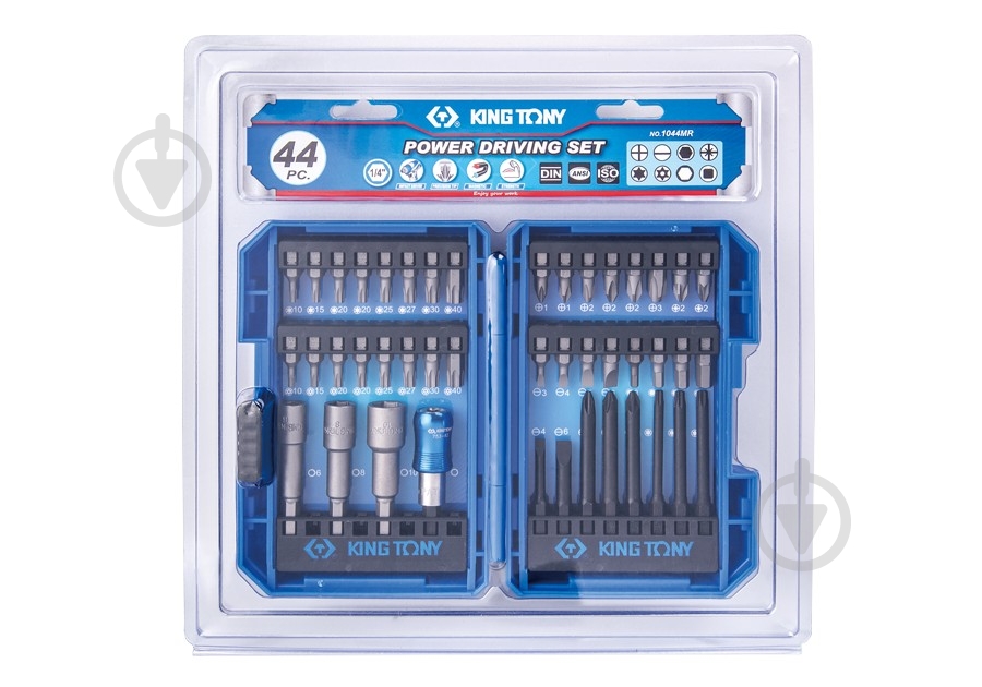 Набор бит KING TONY 44 шт. 1044MR - фото 1