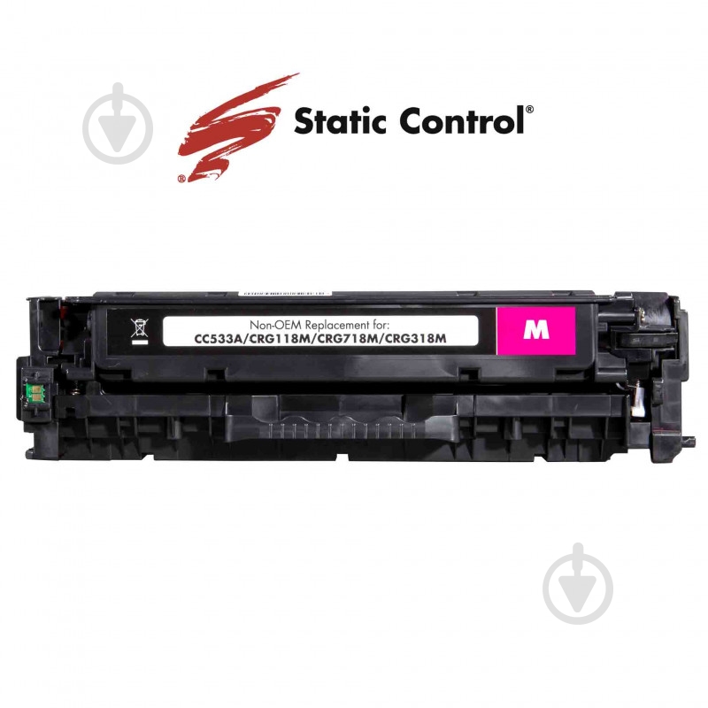 Картридж лазерный Static Control КАРТРИДЖ HP CLJ CC533A (304A) STATIC CONTROL 2.8K MAGENTA magenta - фото 2