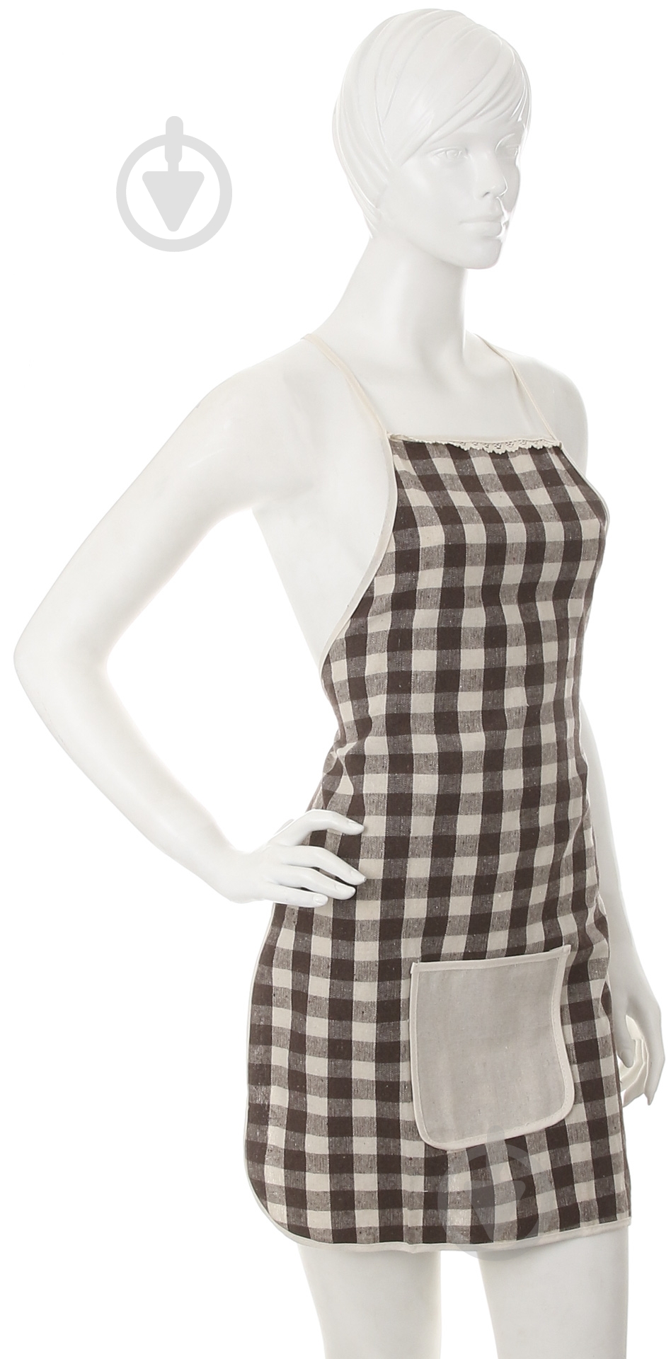 Фартук Brown check 50х76 см - фото 2