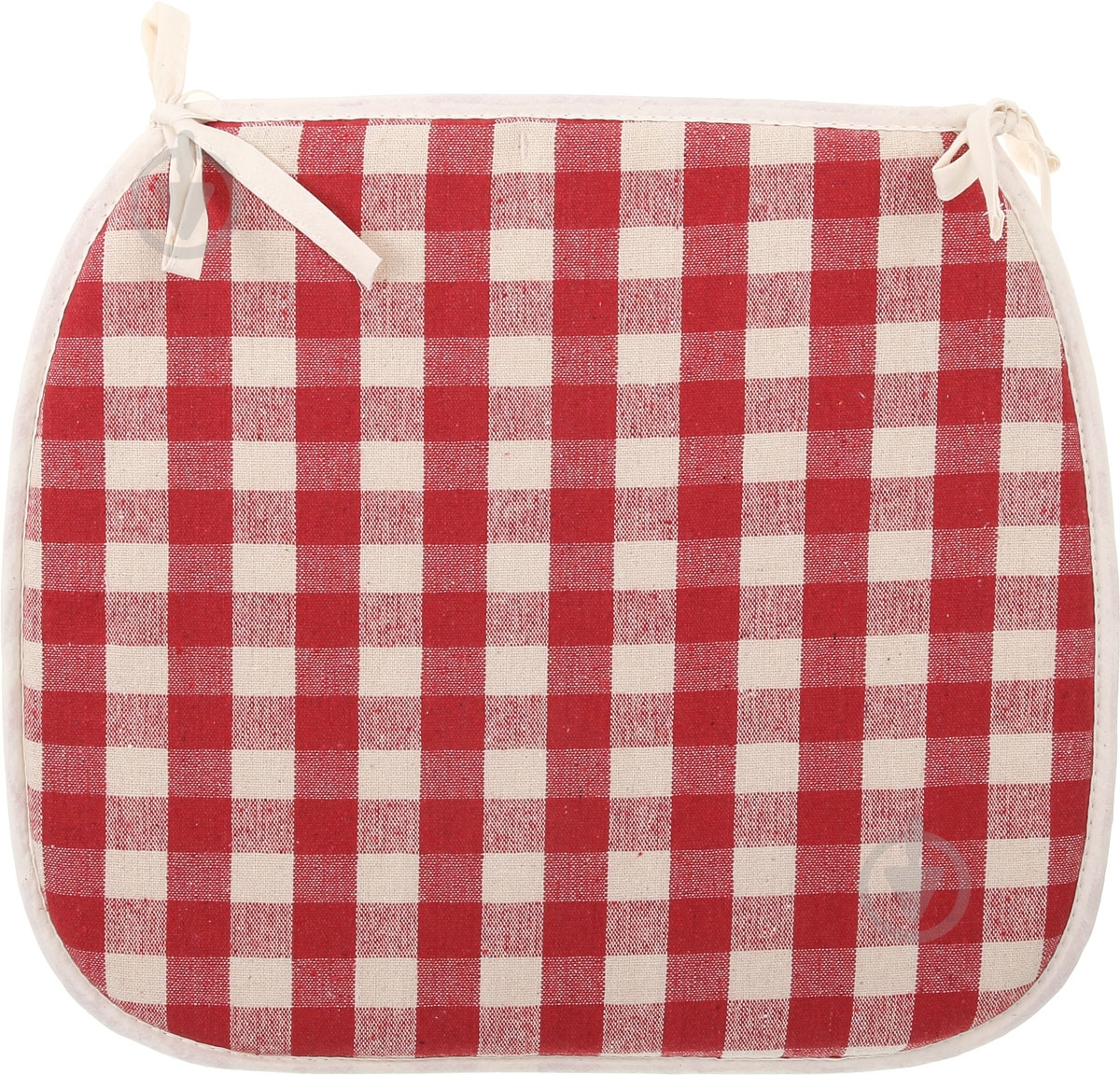 Подушка на стілець Red check 33х38х2 см UP! (Underprice) - фото 1