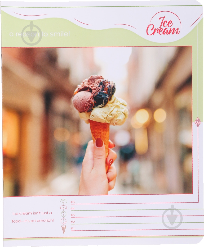 Тетрадь школьная 24 листа в линию УФ-лак в ассортименте - фото 1