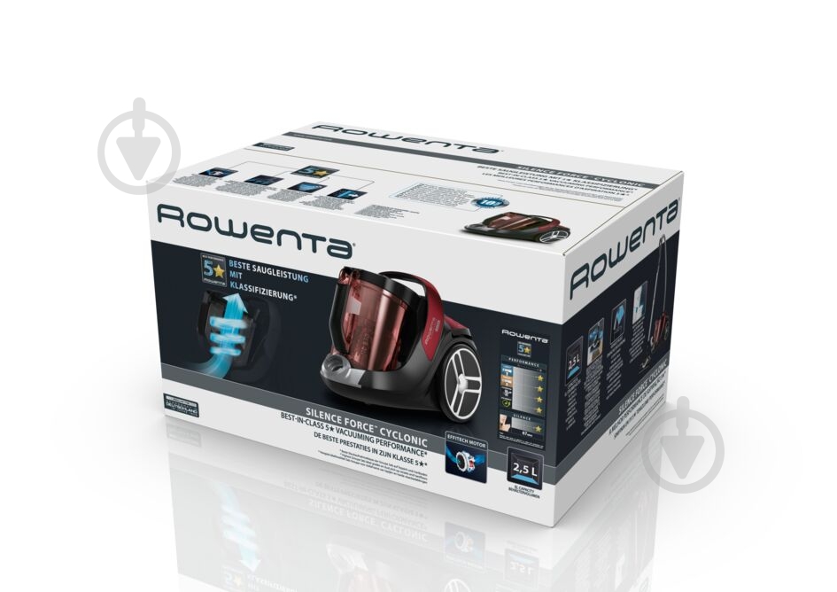 Пылесос Rowenta Silence Force Cyclonic RO7253EA red - фото 12