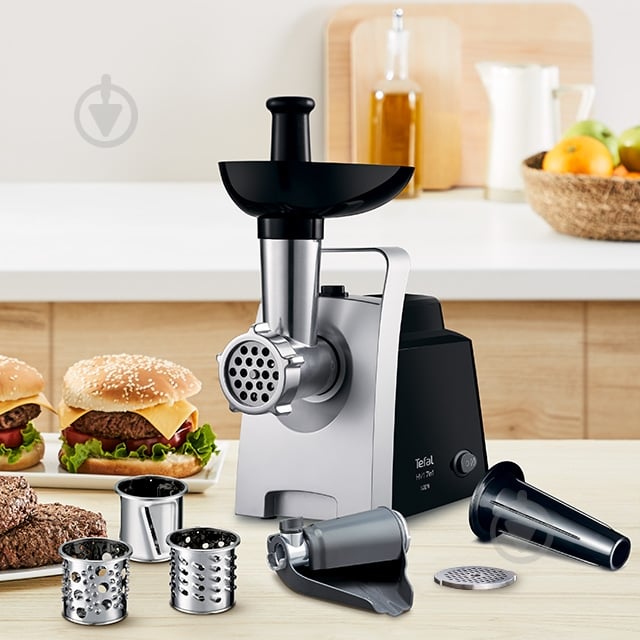 ᐉ М'ясорубка Tefal HV1 7в1 NE109838 • Краща ціна в Києві, Україні