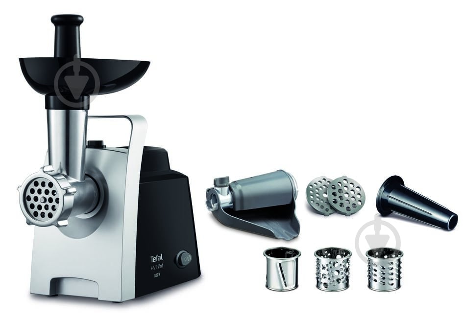 Мясорубка Tefal HV1 7в1 NE109838 - фото 1 Мясорубка Tefal HV1 7в1 NE109838 - фото 1