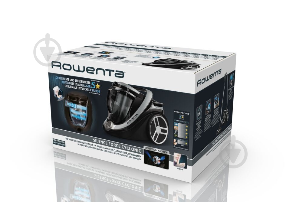 Пилосос Rowenta Silence Force Cyclonic Parquet RO7649EA red/black - фото 11