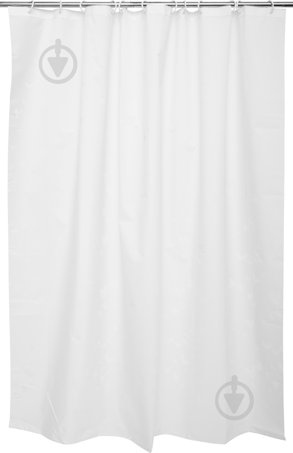 Штора для душа Bacchetta Farfalla bianco 180x200 см - фото 1