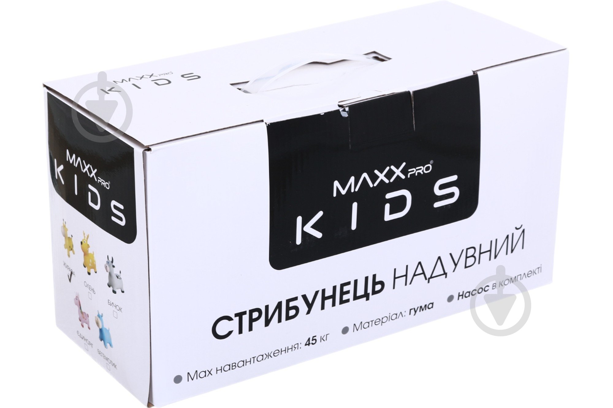 Стрибунець надувний MaxxPro kids Жирафа з насосом 52x22x48 PA2805 - фото 5