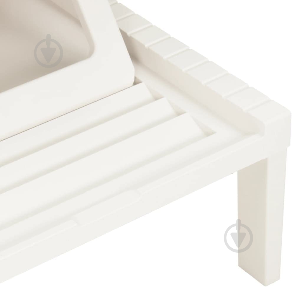 УЦЕНКА! Лежак ProGarden HAITI 195х65х32 белый для сада 65x195 см (УЦ №2465) - фото 3 УЦЕНКА! Лежак ProGarden HAITI 195х65х32 белый для сада 65x195 см (УЦ №2465) - фото 3