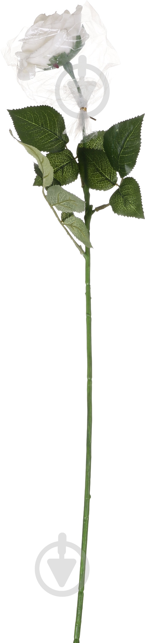 Растение искусственное Роза белая 64 см Девилон - фото 4